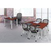Kee Square Tables > Breakroom Tables > Kee Square & Round Tables, 30 W, 30 L, 29 H, Wood|Metal Top TB3030CHBPCM